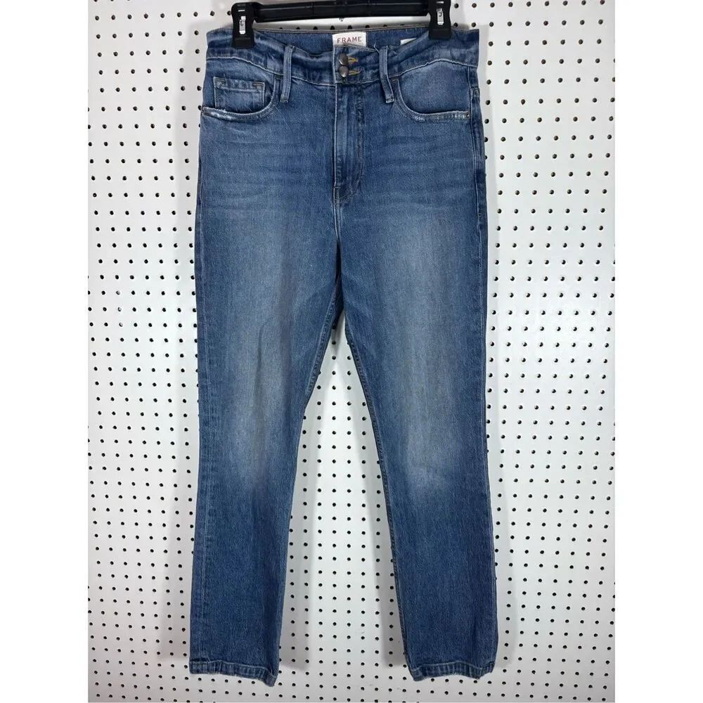 Frame heritage le sylvie slender straight jeans size 29